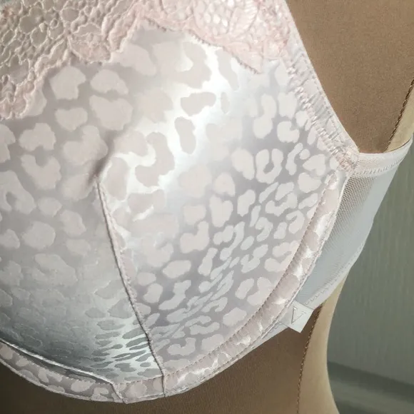 VICTORIA'S SECRET Sexy Tee Lightly-Lined Lace Trim Demi Bra Light Pink 36C