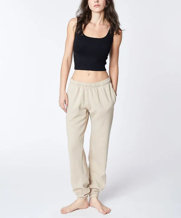 Vintage-Dyed French Terry Joggers