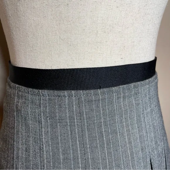 Vintage Y2K Guess Jeans Pinstripe Pleated Mini Schoolgirl Skirt