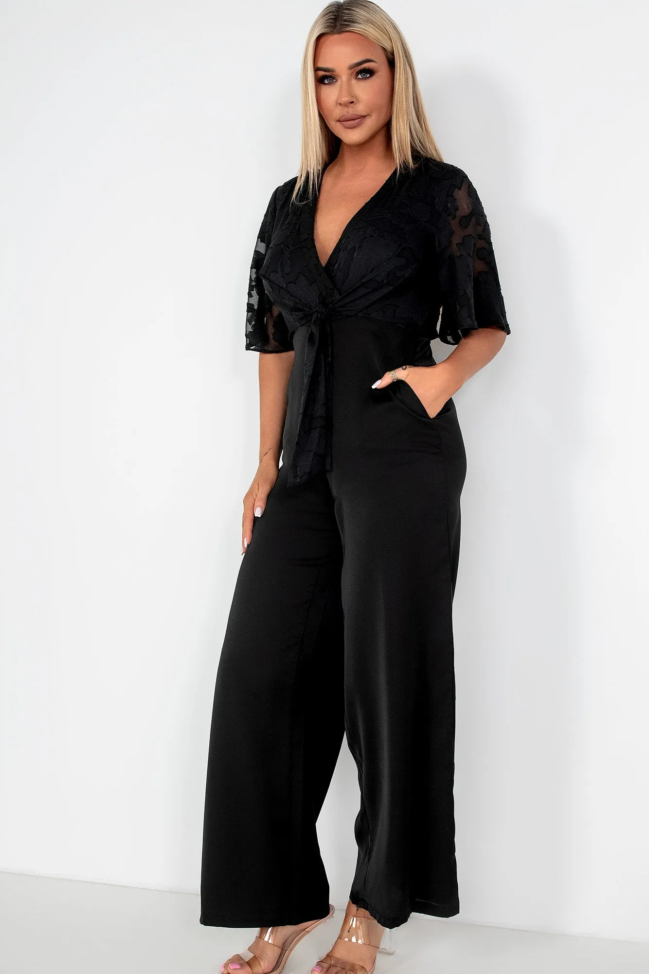 Viola Black Jumpsuit