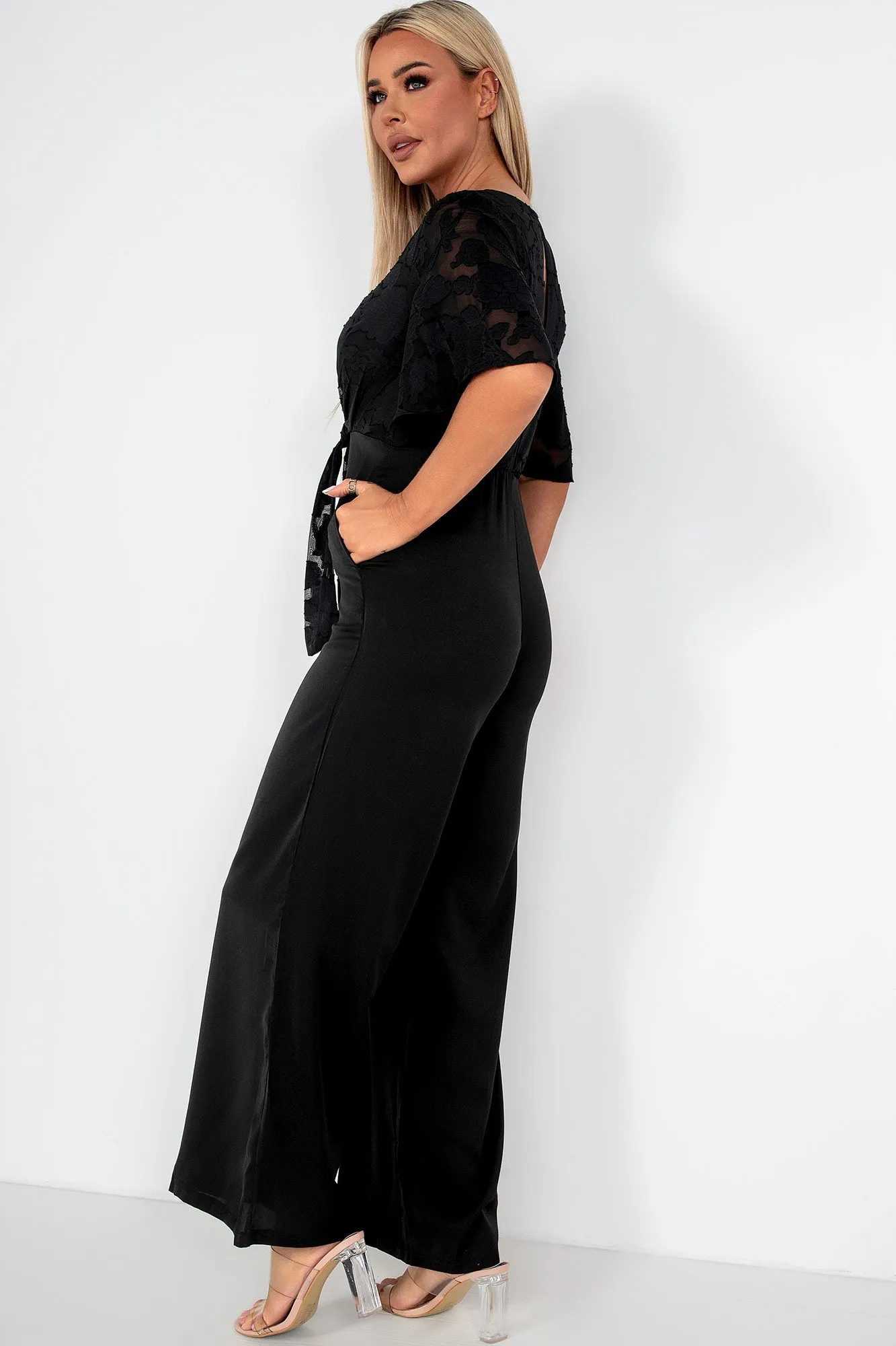 Viola Black Jumpsuit