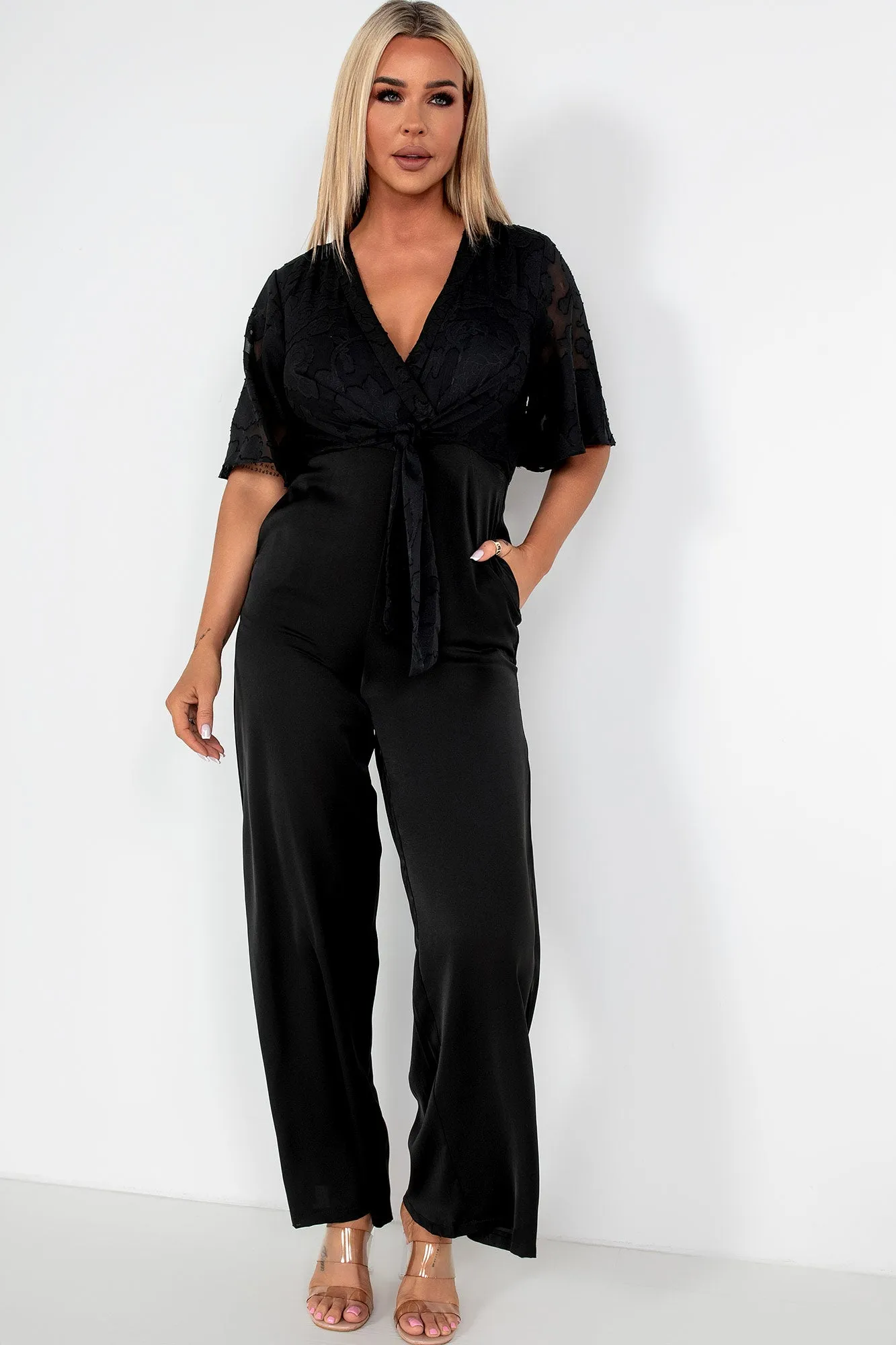 Viola Black Jumpsuit