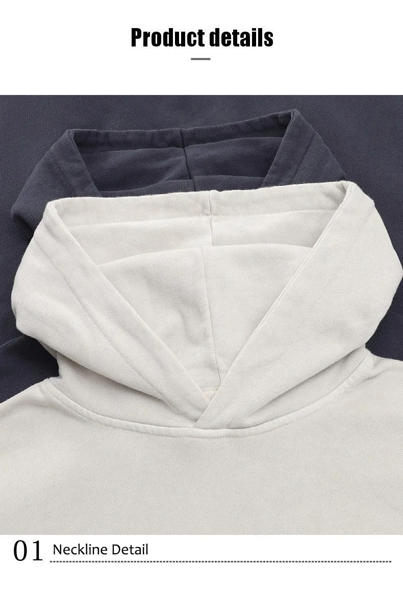 Washed Hooded Sweatshirts
