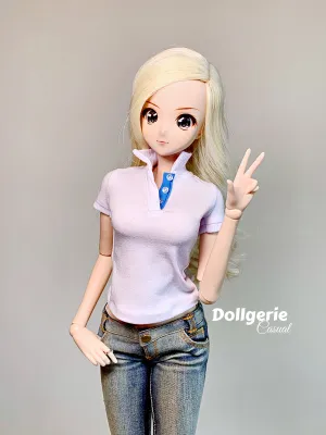 White Polo Shirt for SmartDoll / DD / SD13