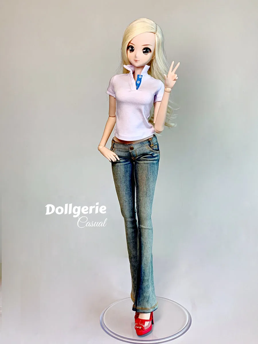 White Polo Shirt for SmartDoll / DD / SD13