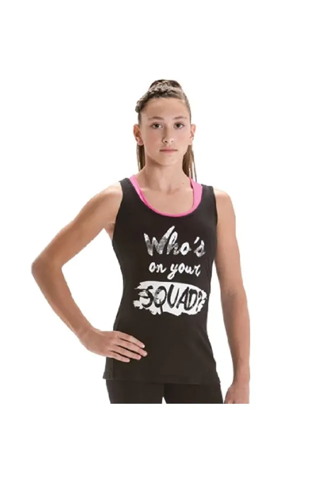 Who's On Your Squad Tank Adult