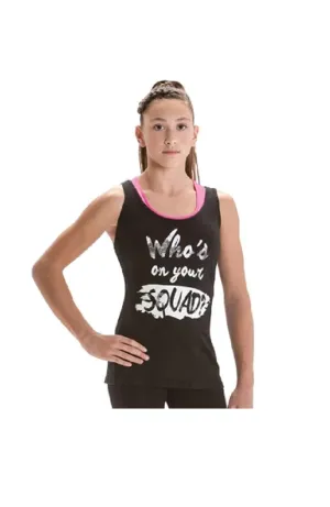 Who's On Your Squad Tank Adult