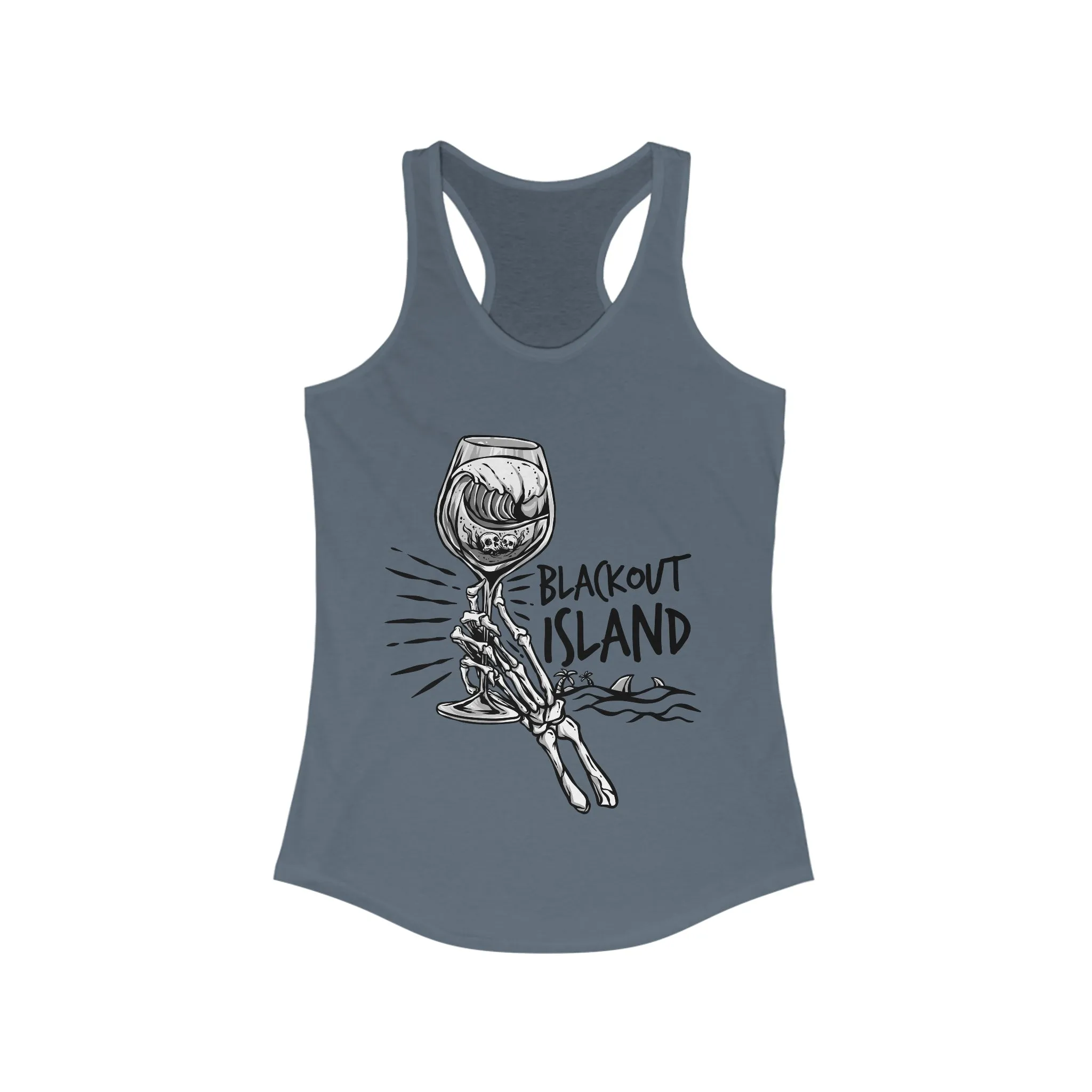 Wine Wave Racerback Tank