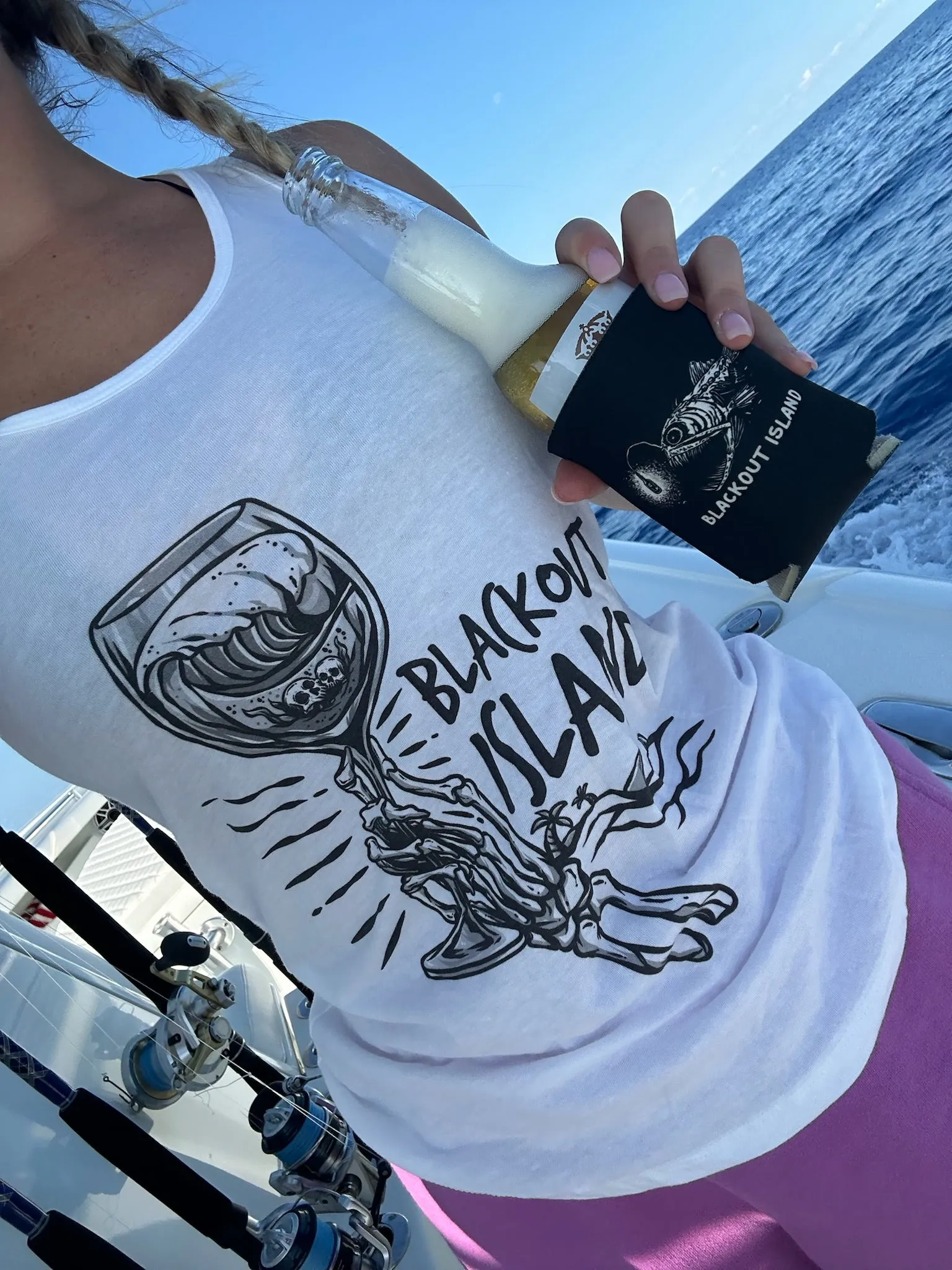 Wine Wave Racerback Tank