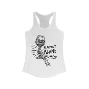 Wine Wave Racerback Tank