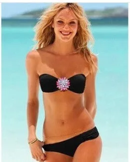 Women Printing Bikini Set Swimwear Push Up Crystal Diamond Bikinis Monokini Swimsuit