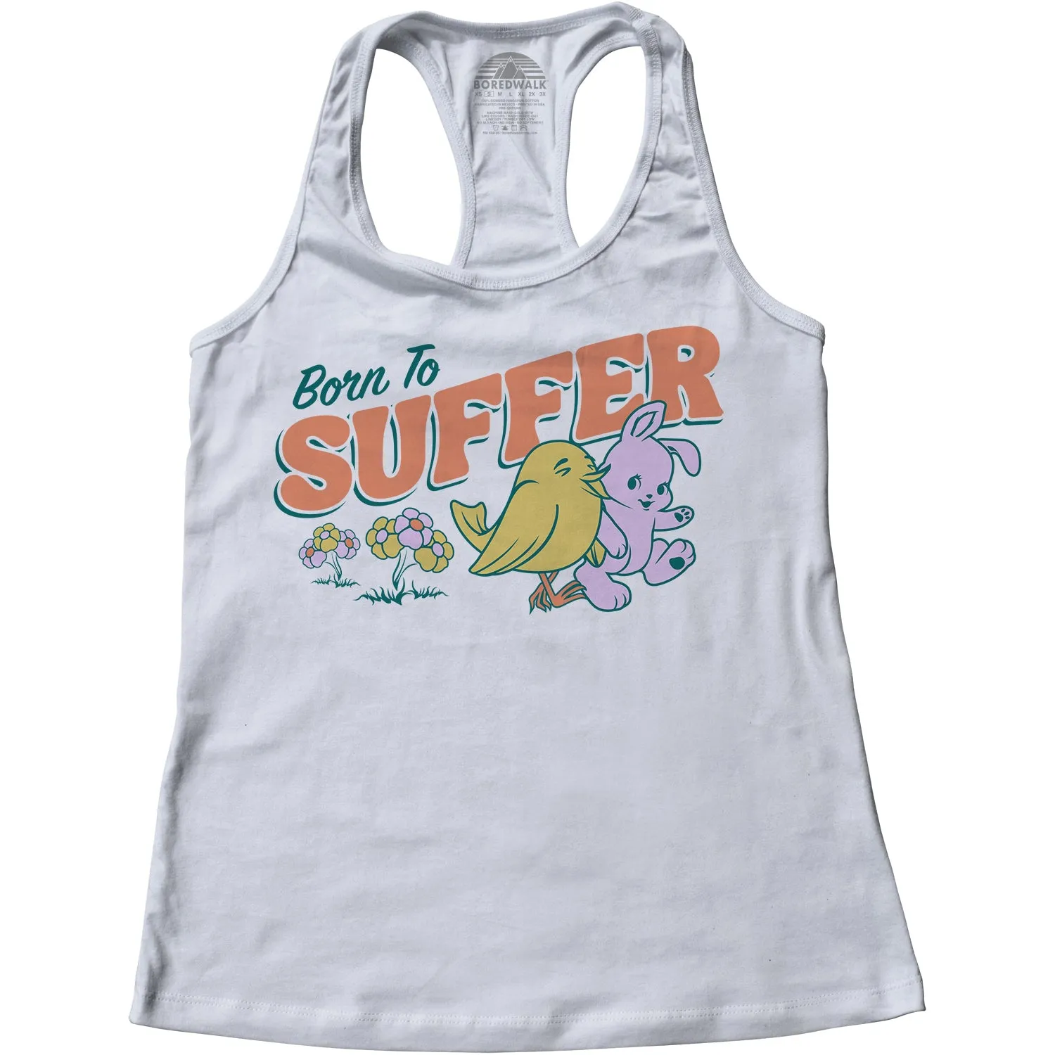 Women's Born to Suffer Racerback Tank Top