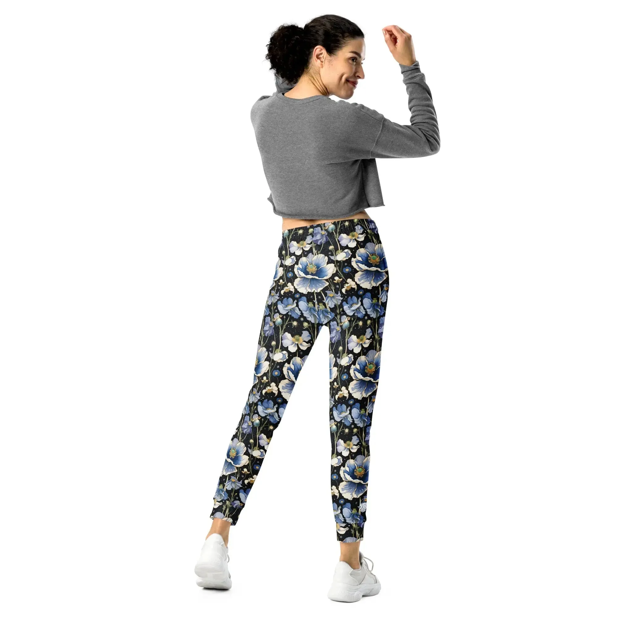 Women's Comfortable Joggers Nocturnal Poppy