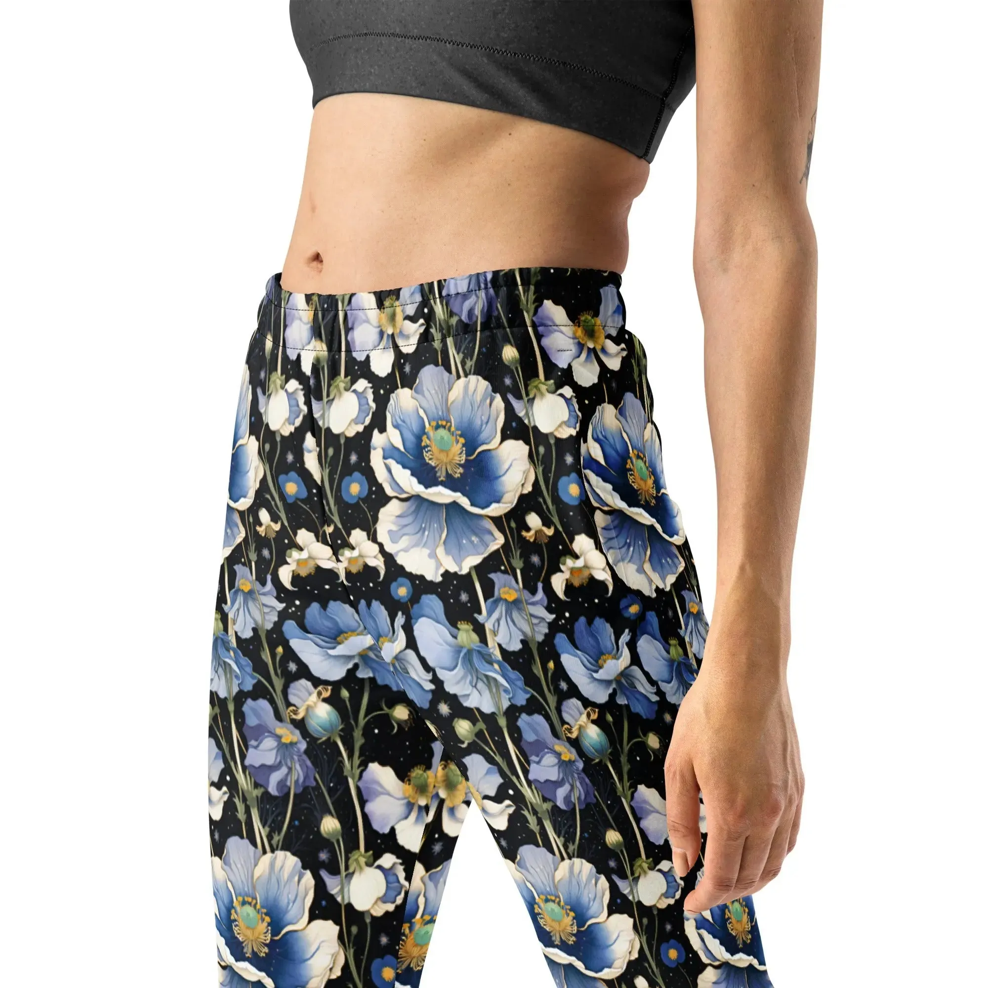 Women's Comfortable Joggers Nocturnal Poppy