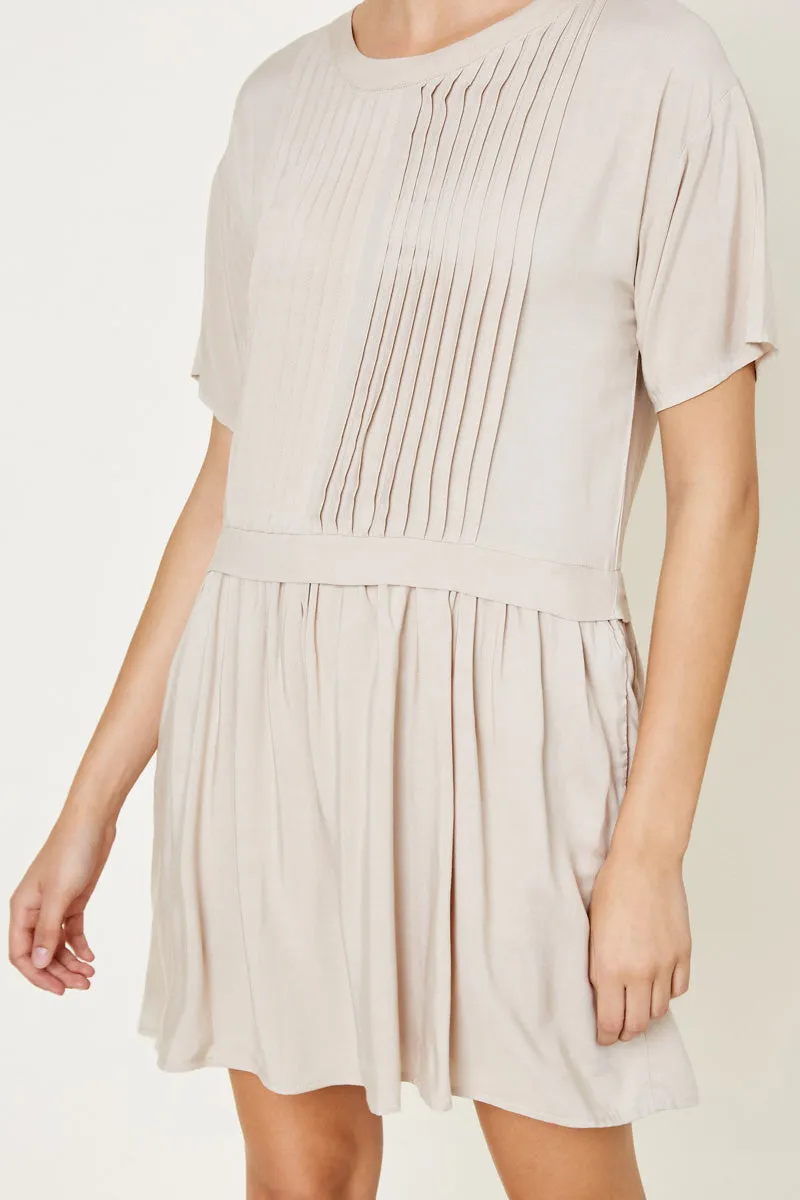 Women's Pleated Tunic Dress