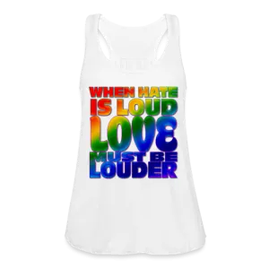 Women’s Racerback Tank - When Hate Is Loud