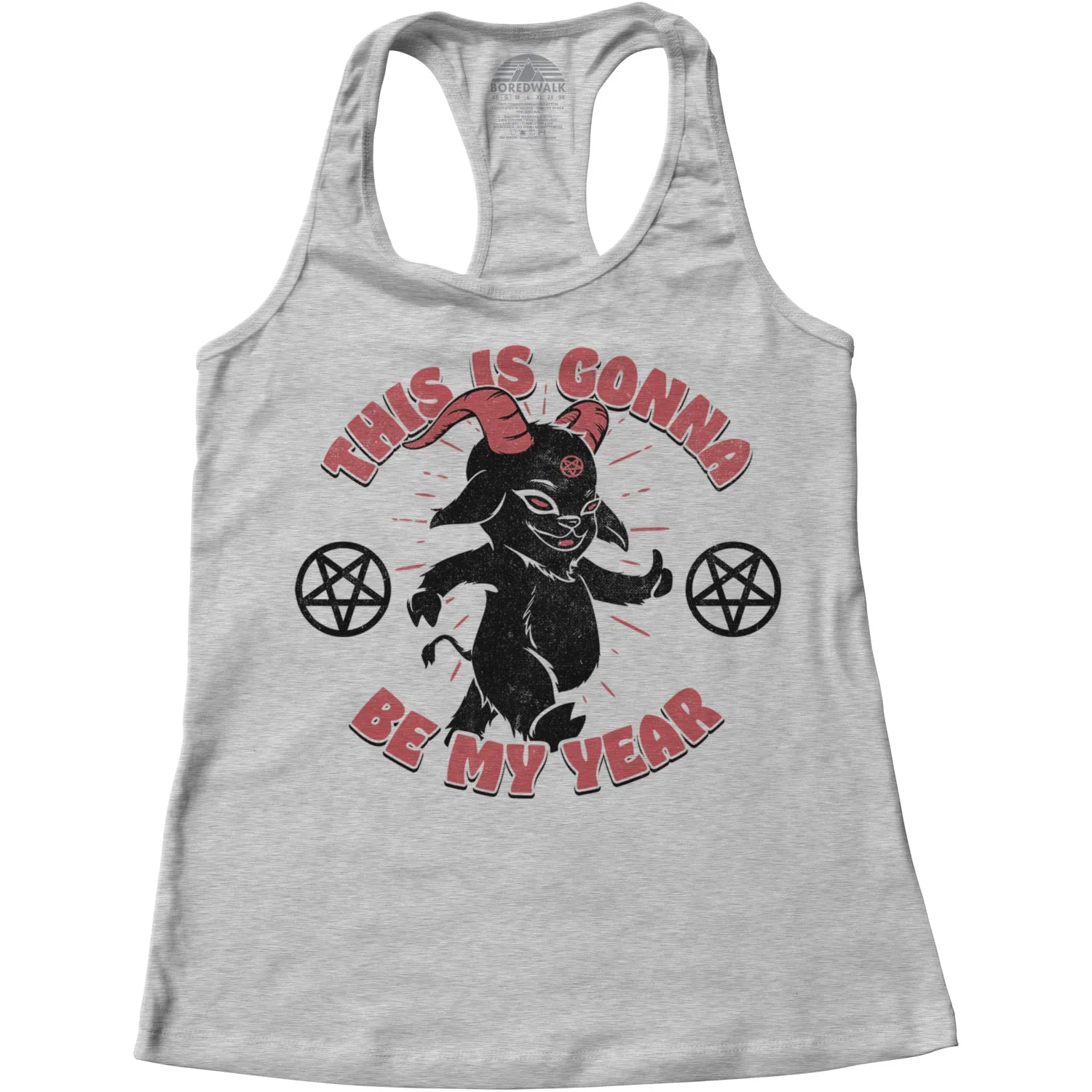 Women's This is Gonna Be My Year Devil Racerback Tank Top