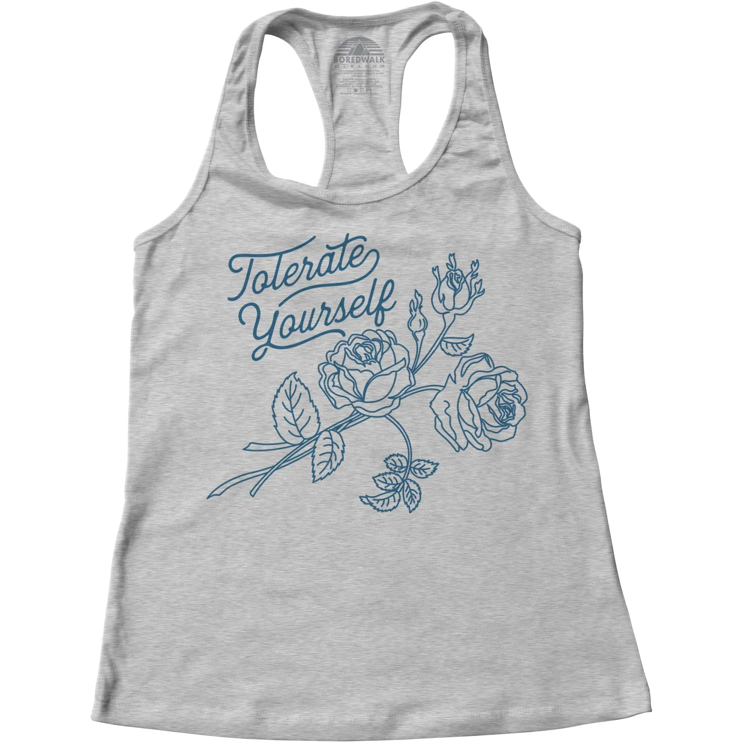 Women's Tolerate Yourself Racerback Tank Top