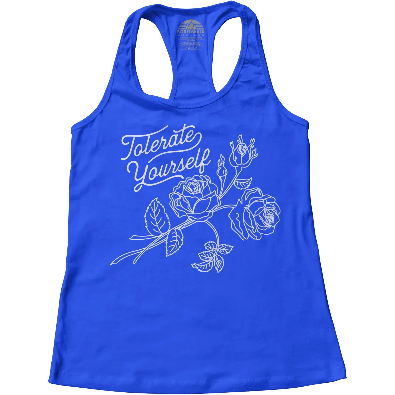 Women's Tolerate Yourself Racerback Tank Top