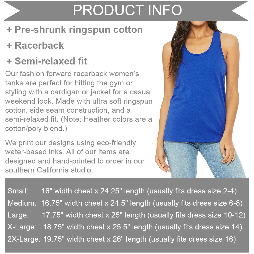 Women's What a Time to be Alive and Anxious Racerback Tank Top