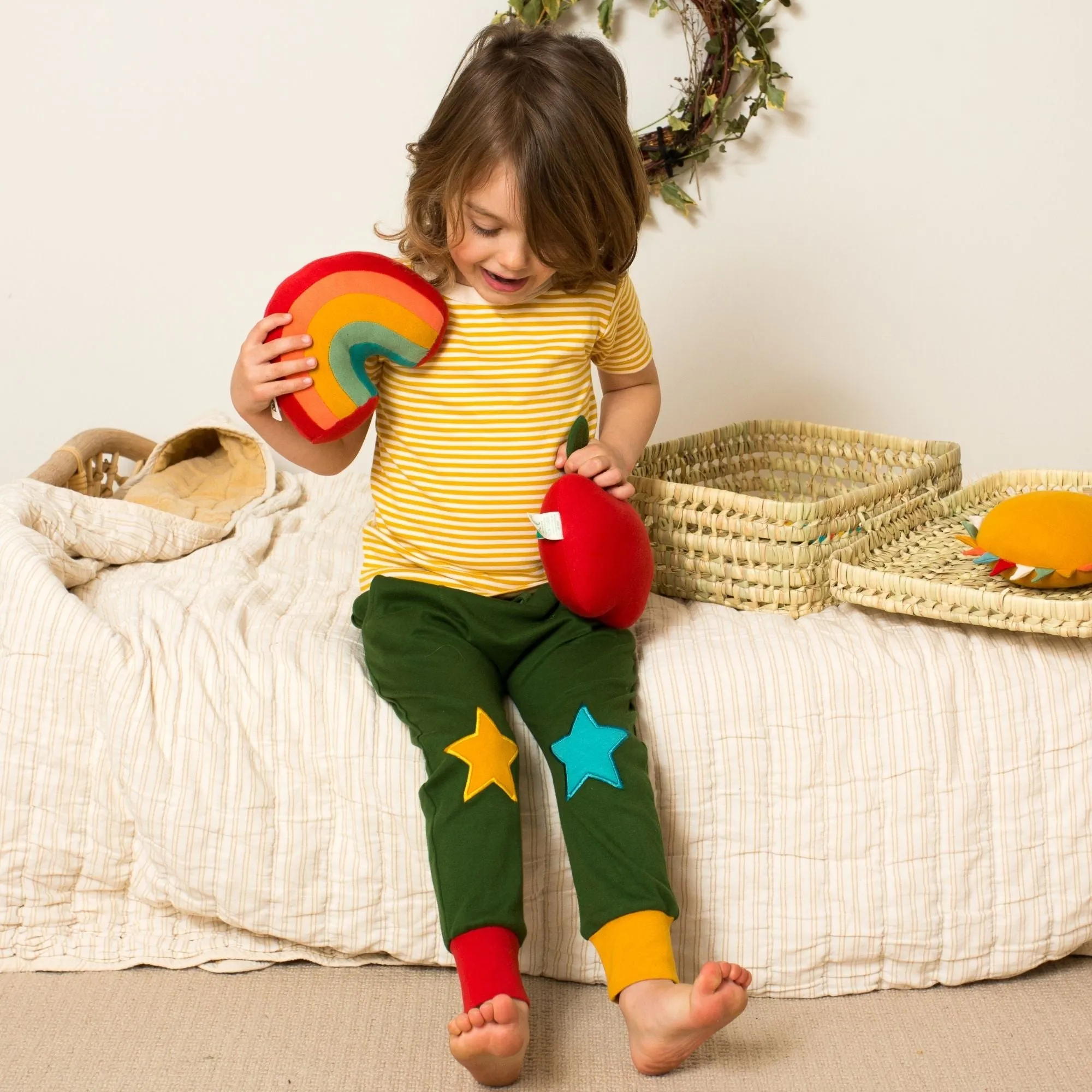 Woodland Green Star Joggers