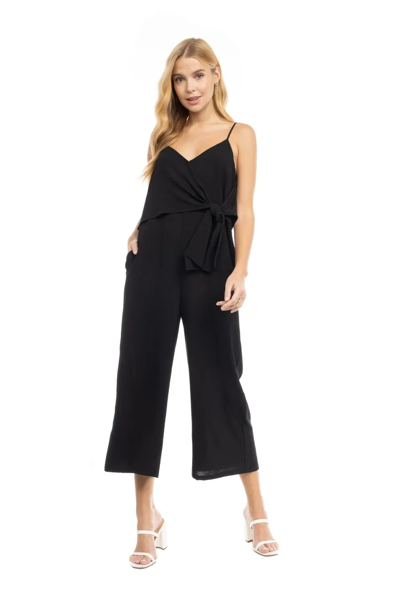 Wrapped Front Top Cami Jumpsuit