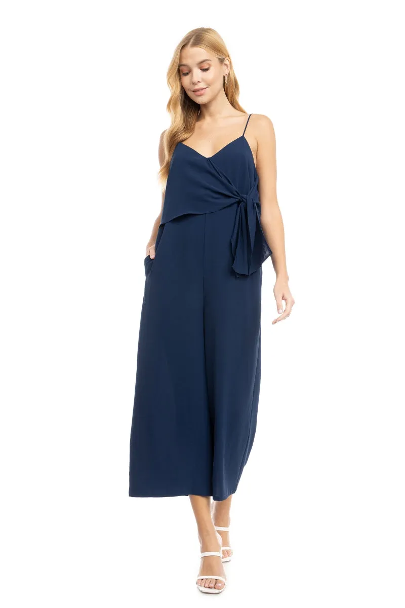 Wrapped Front Top Cami Jumpsuit