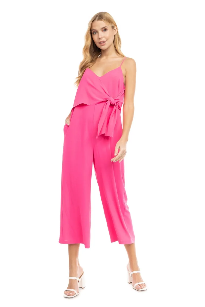 Wrapped Front Top Cami Jumpsuit