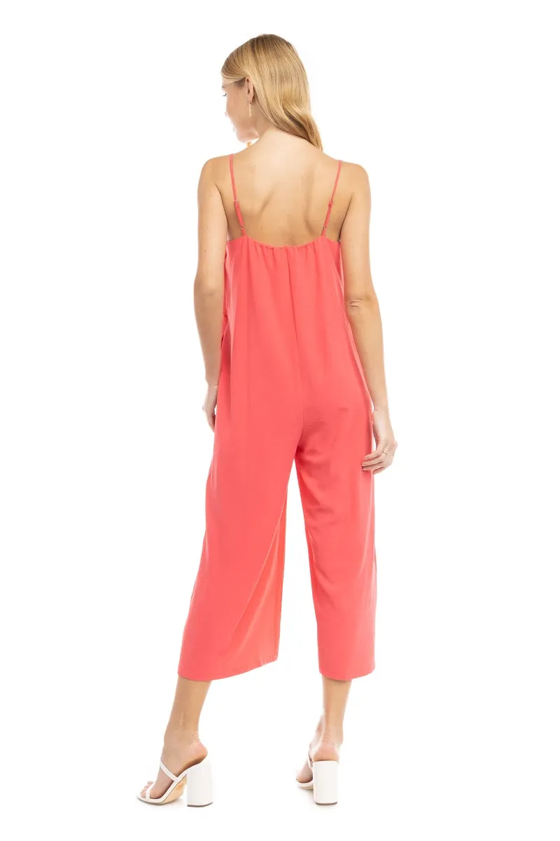 Wrapped Front Top Cami Jumpsuit