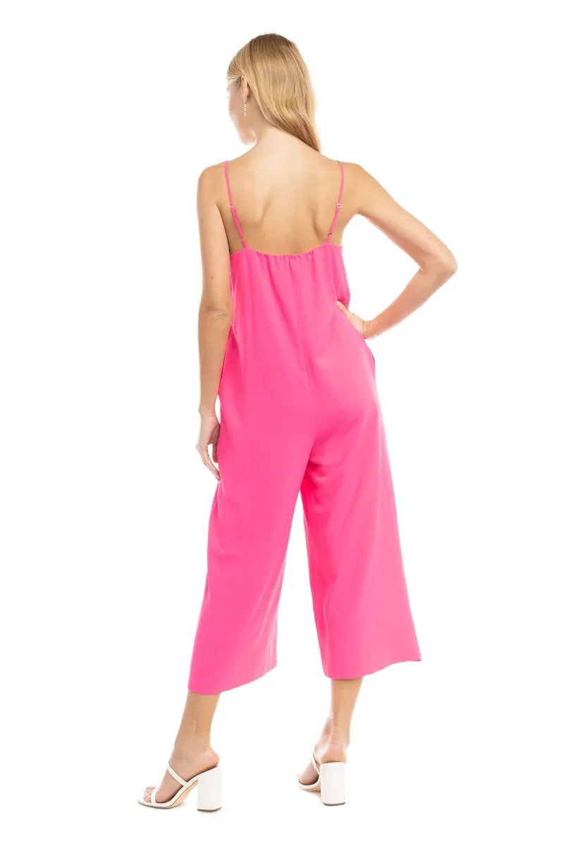 Wrapped Front Top Cami Jumpsuit