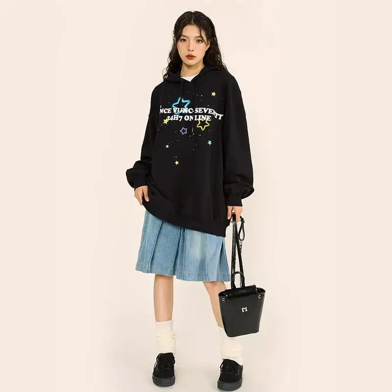 Y2K Star Graphic Oversized Hoodie for Ultimate Comfort and Style