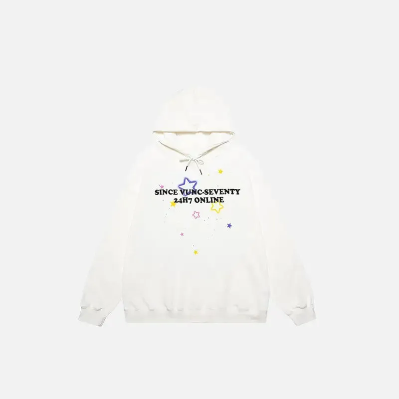 Y2K Star Graphic Oversized Hoodie for Ultimate Comfort and Style