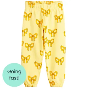 Yellow Bow Joggers